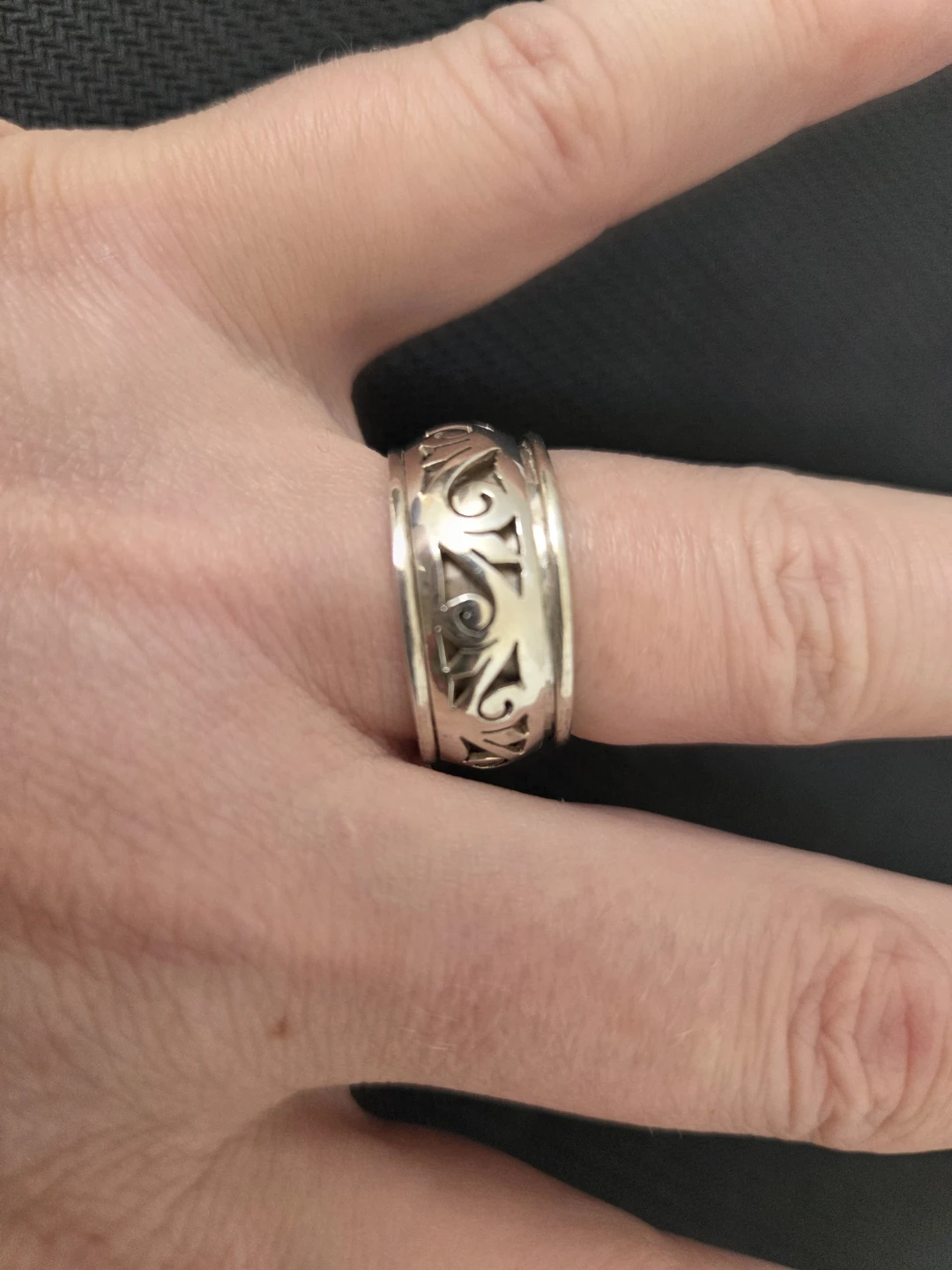 Sterling Silver Spinner Ring