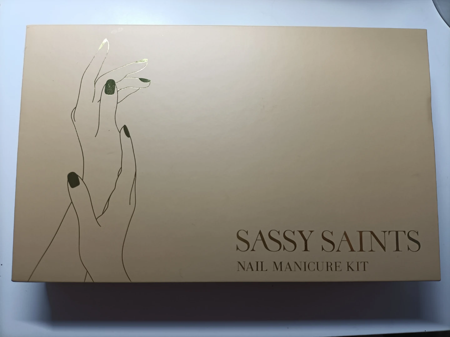🏈Sassy Saints Nail Manicure Kit