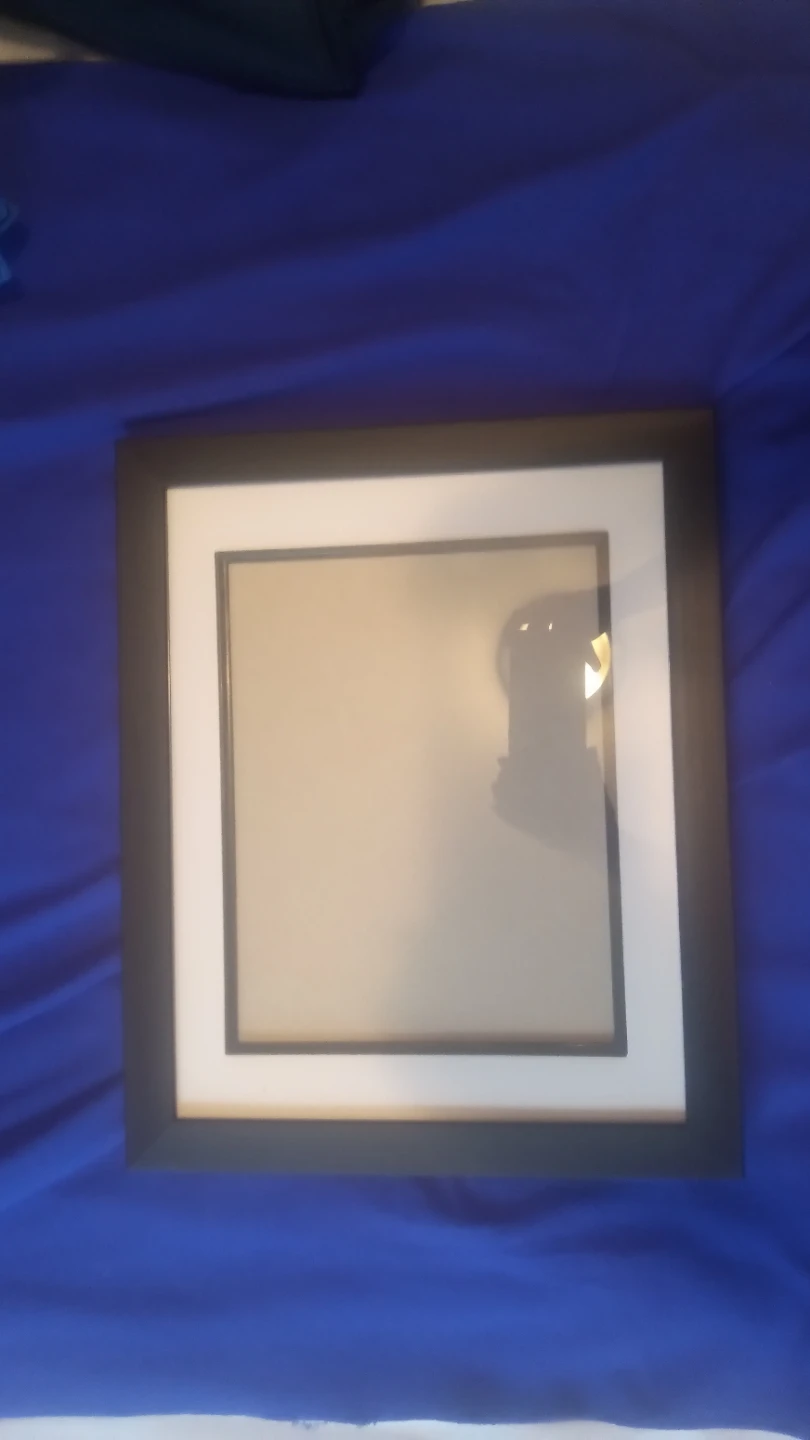 Square Picture Frame with White Mat