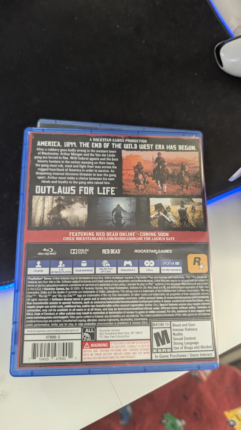 Red Dead Redemption 2 for PS4 ps5 - photo 2