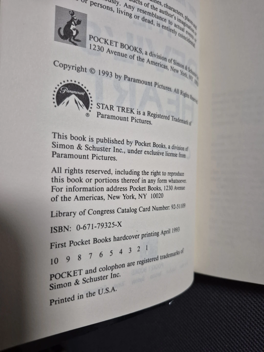 Star Trek: TNG - The Devil's Heart (1st Edition - HC) - photo 4