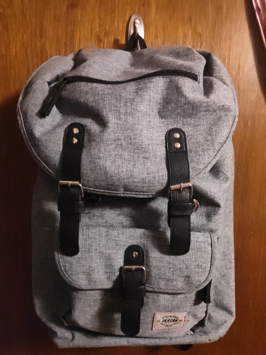 KGB Grey Casual Backpack