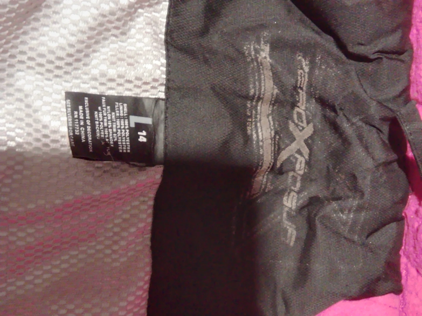 ZeroXposur Girls Winter Jacket Black and Pink Size 14 - photo 4