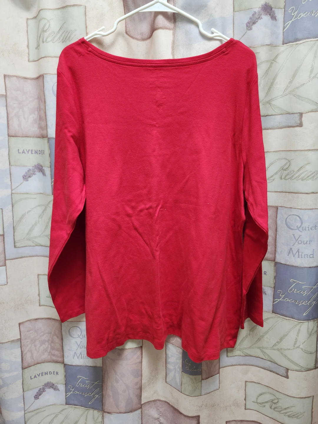 Croft & Barrow Hot Cocoa Season Long Sleeve Tee 1X - photo 3