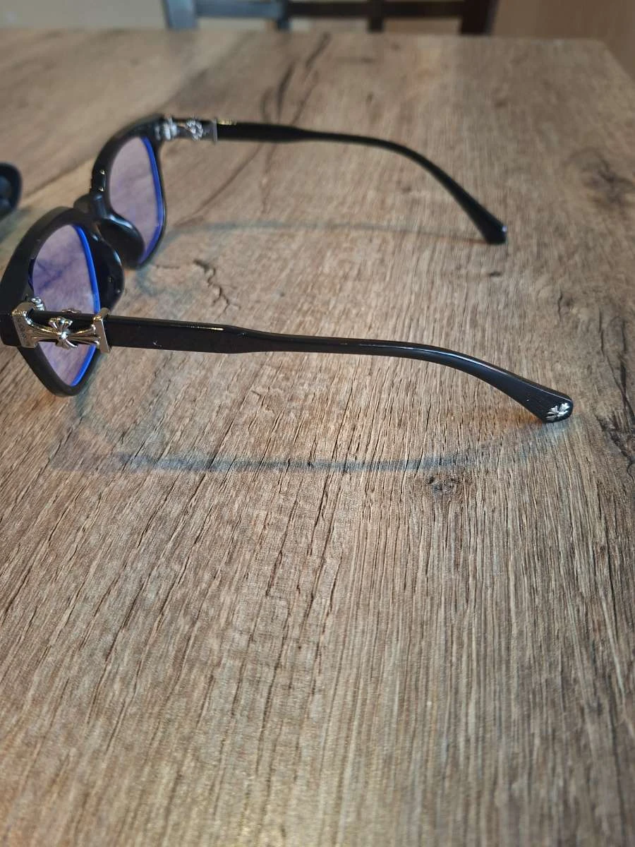 Chrome Hearts Black Eyeglasses with Case - photo 2