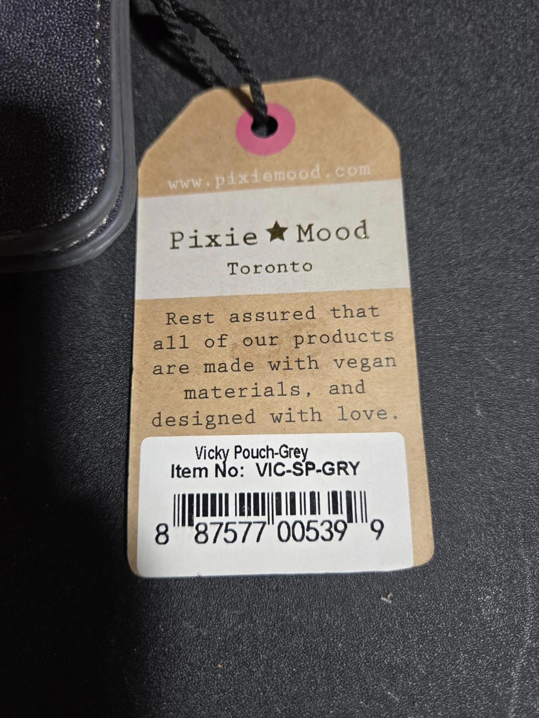Pixie Mood Vicky Pouch Grey Vegan Leather - photo 4