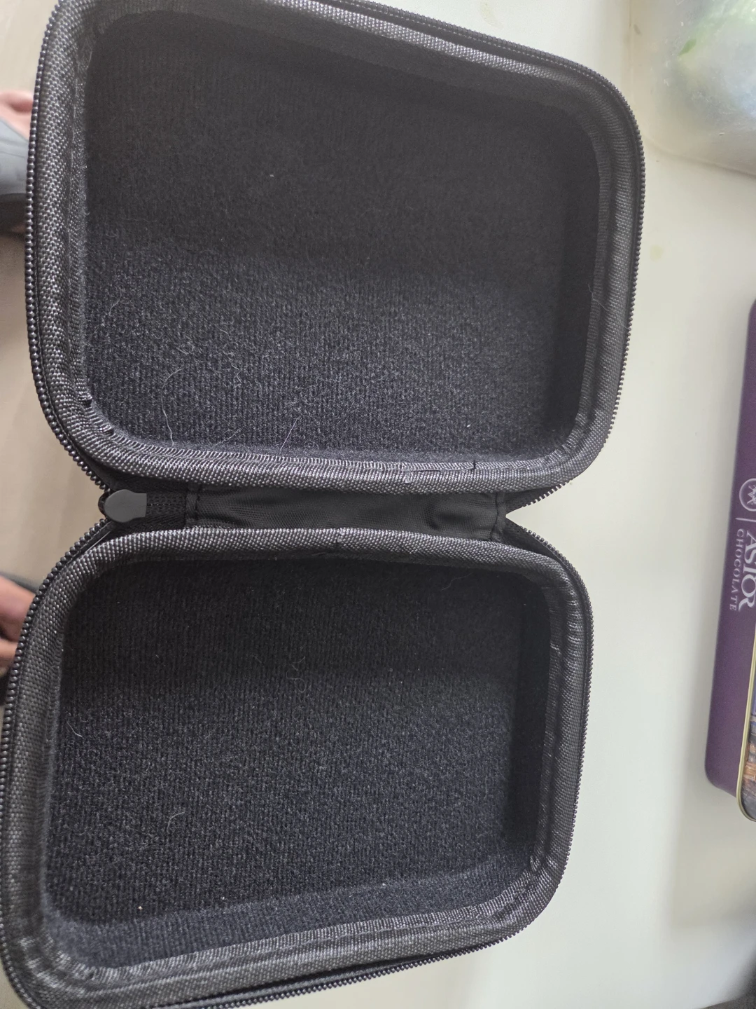 Black Zippered Hard Case for LED Headlight