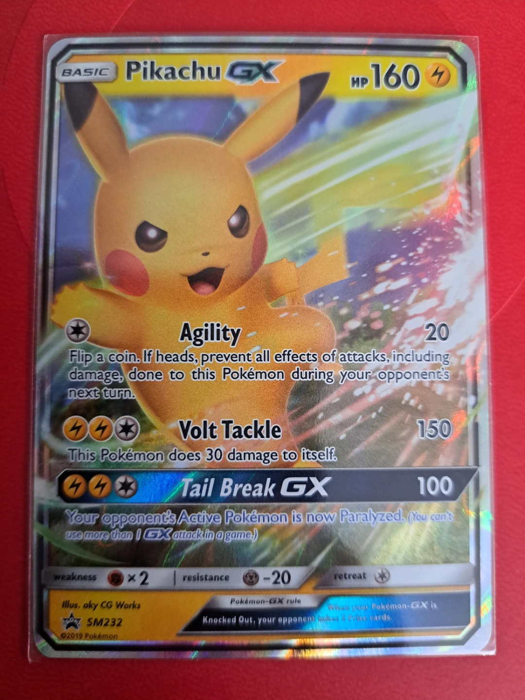 Pikachu GX SM232 Sun and Moon