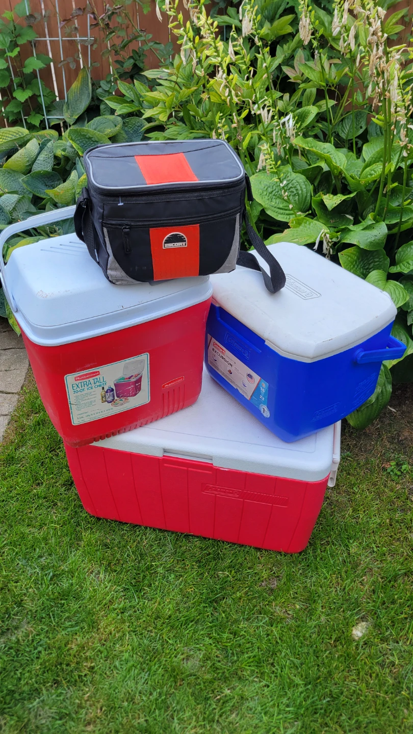 4 Assorted Coolers beautifull
