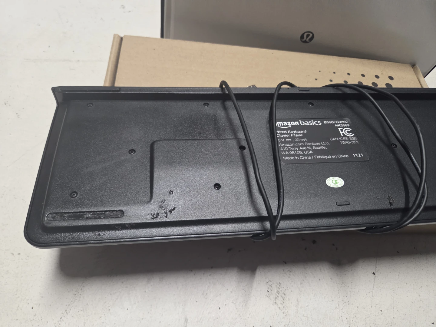 AmazonBasics Wired Keyboard - photo 4