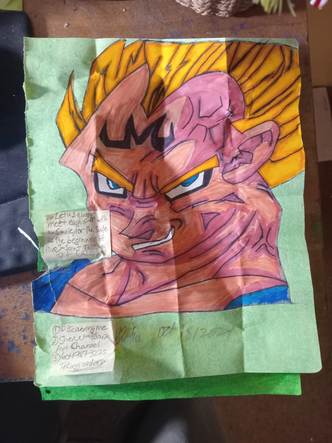 DRAGON BALL Z CHARACTER DRAWINGS BY CUSTOM ARTIST - photo 5