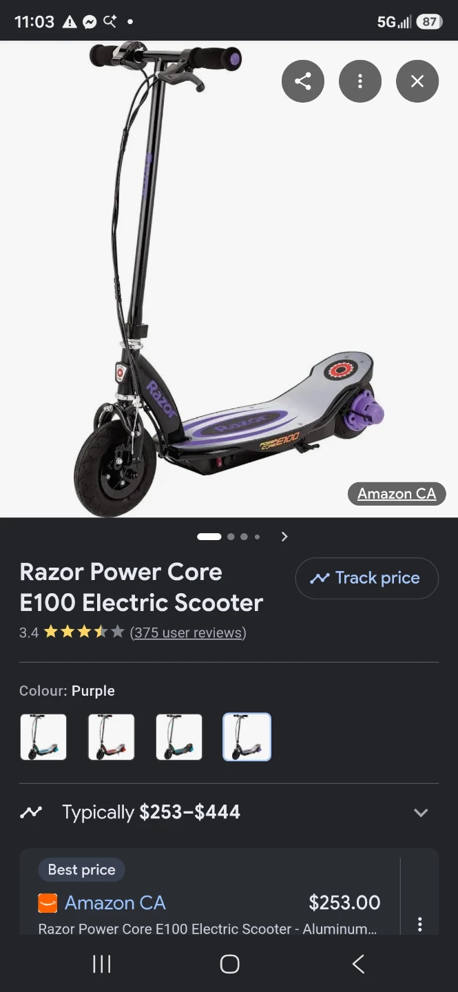 Razor electric scooter read description. - photo 2