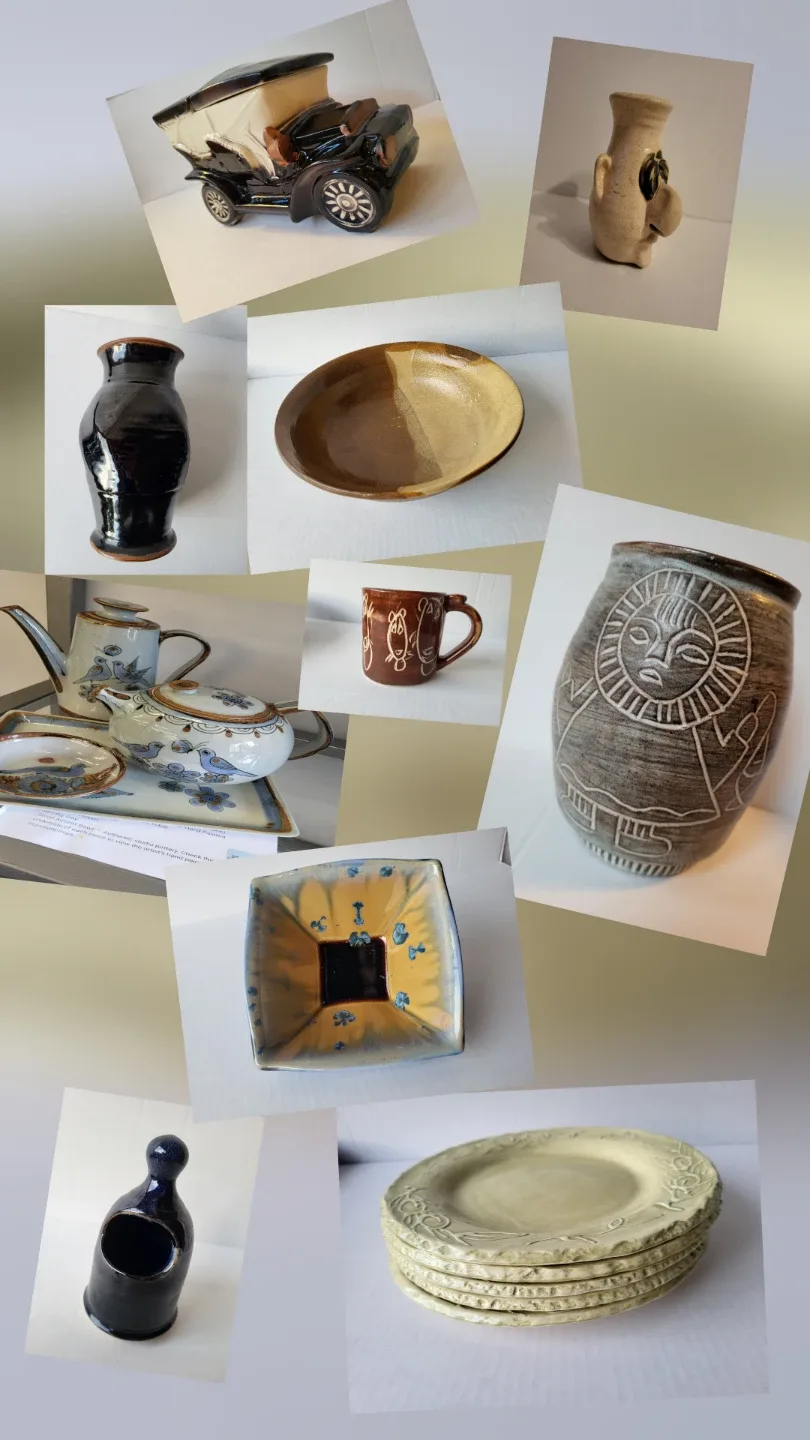 Assorted Handcrafted Studio Pottery Collection