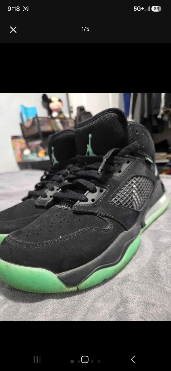 Nike Jordan Mars 270 Black and Green - photo 5
