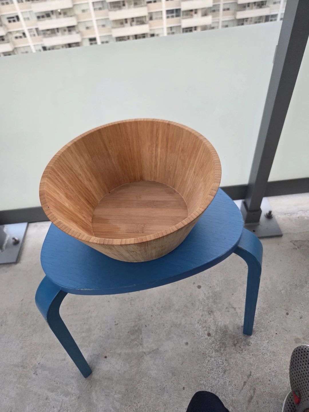 Natural Bamboo Serving Bowl
