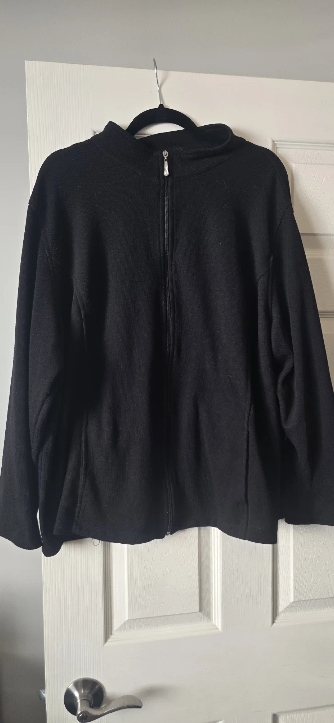 Black Full-Zip Jacket