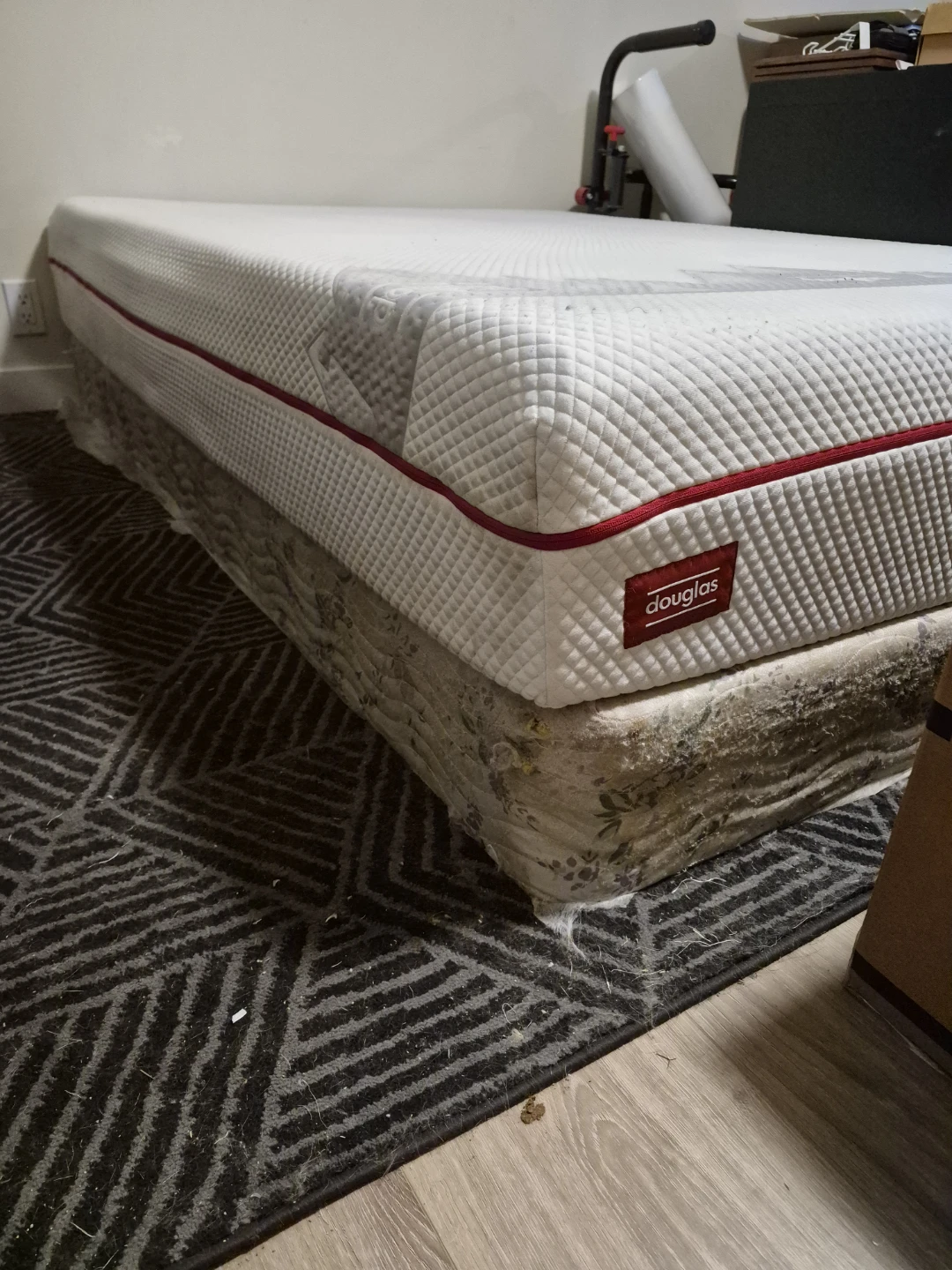 Douglas Double Mattress + Box Spring | Excellent Condition - photo 3