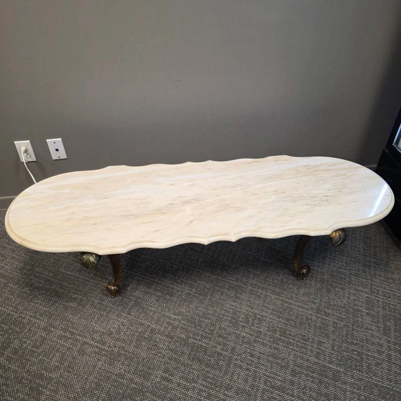 Large Vintage 60” Portuguese Marble Coffee Table – CSI Authentic