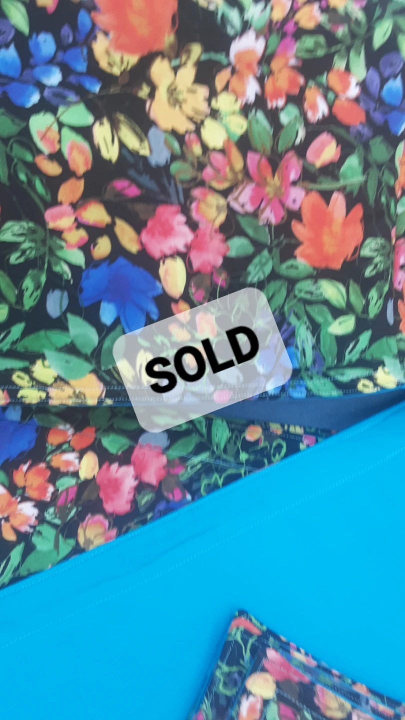 Floral Print Table Mat and Coaster Set - photo 3