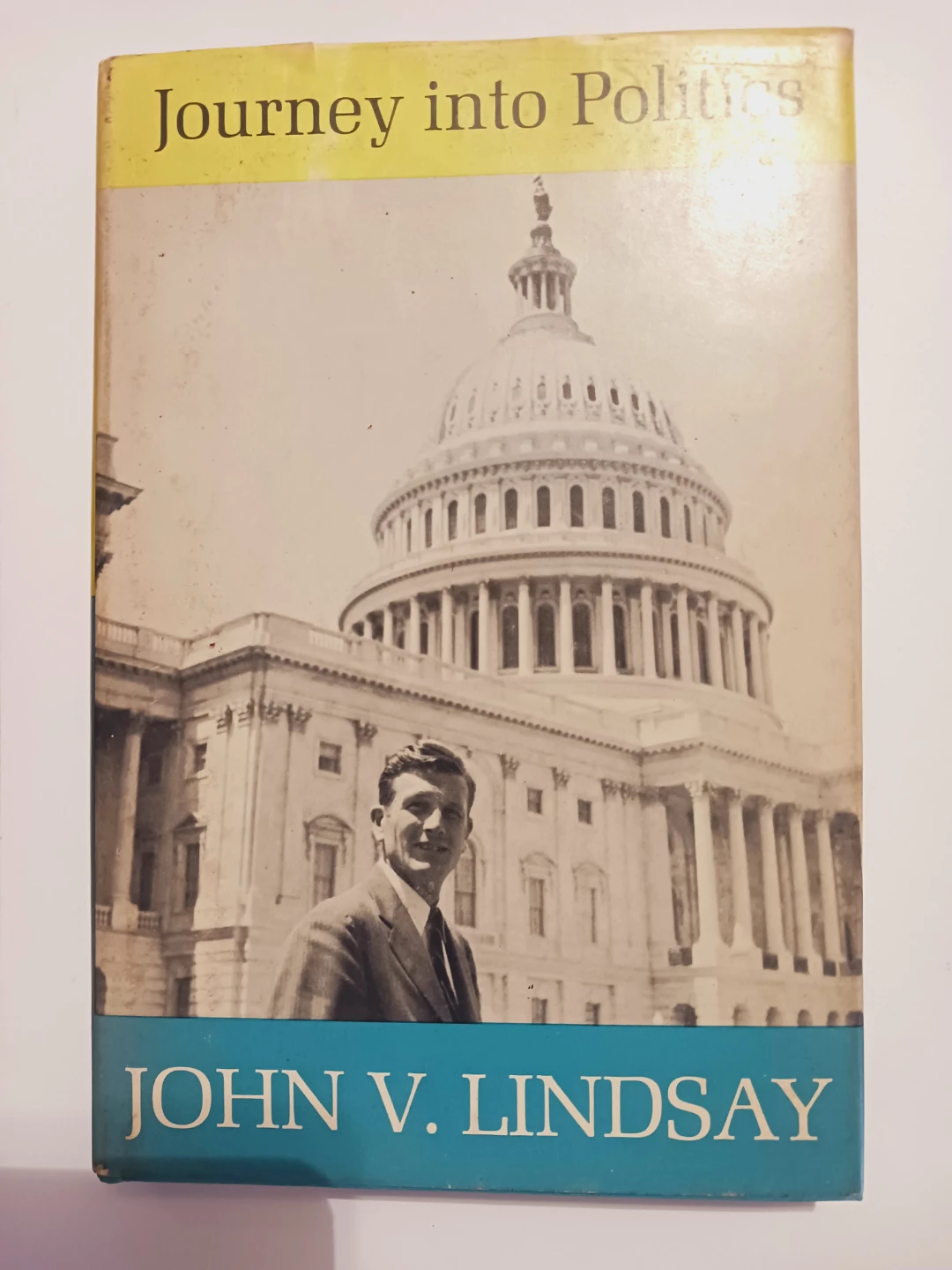 Authentic Signed "Journey into Politics" by John V. Lindsay - photo 3
