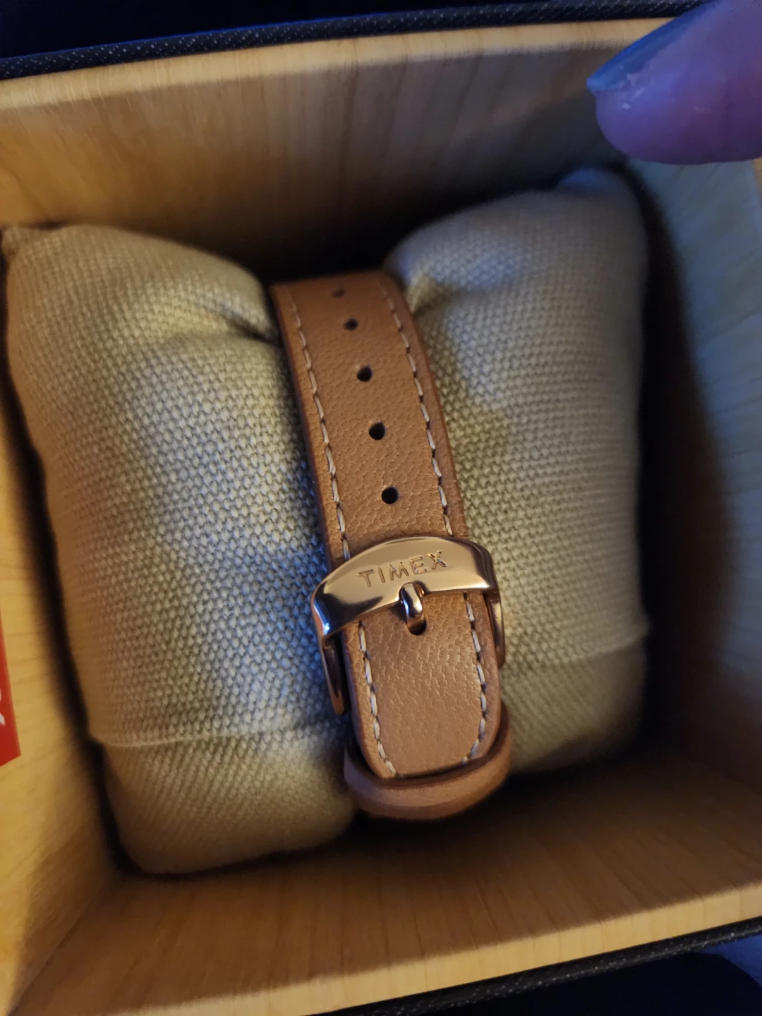 Timex Indiglo Watch with Tan Leather Strap - photo 4