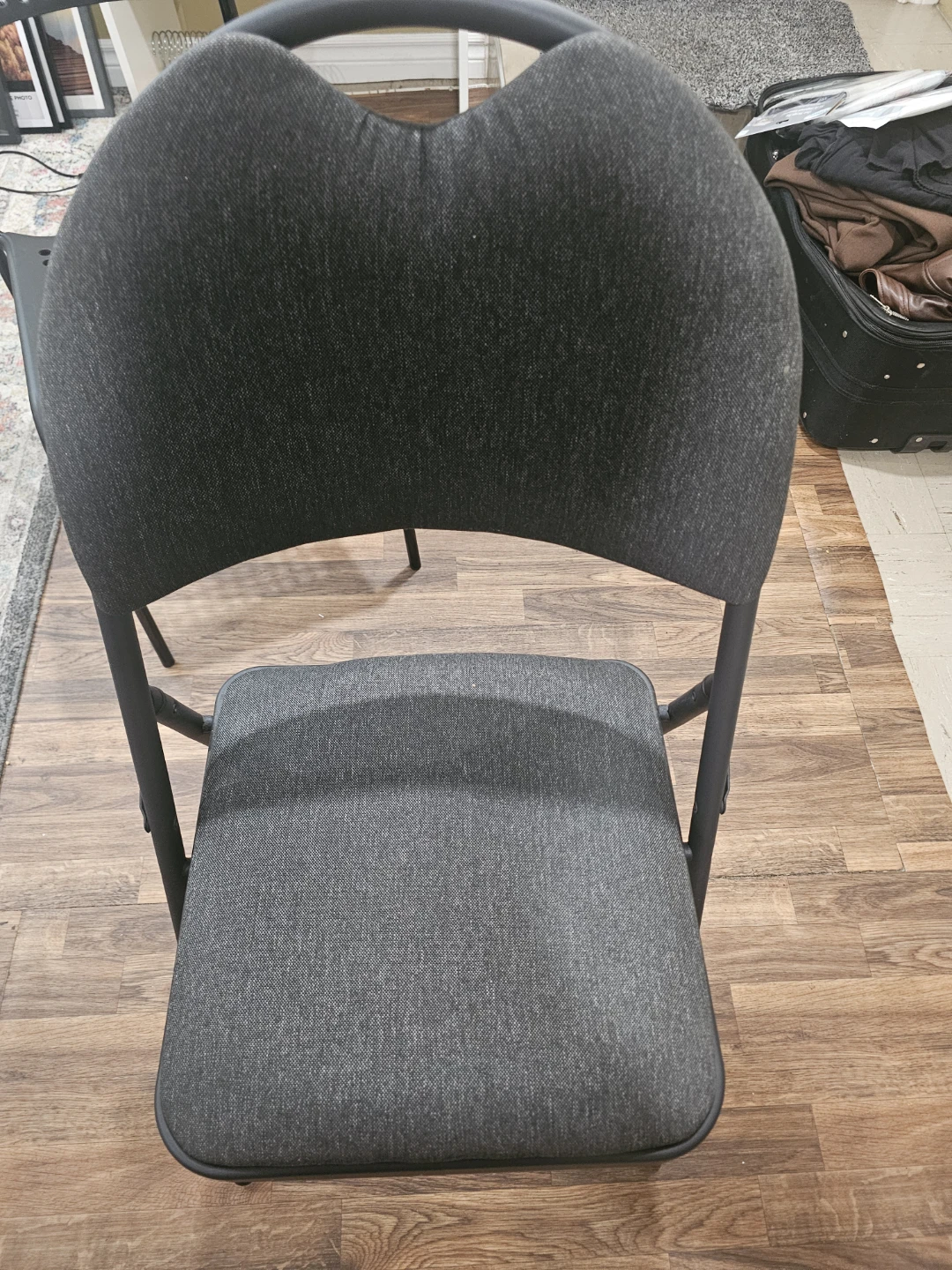 Folding Chair with Padded Seat and Back set of two (Moving Sale)