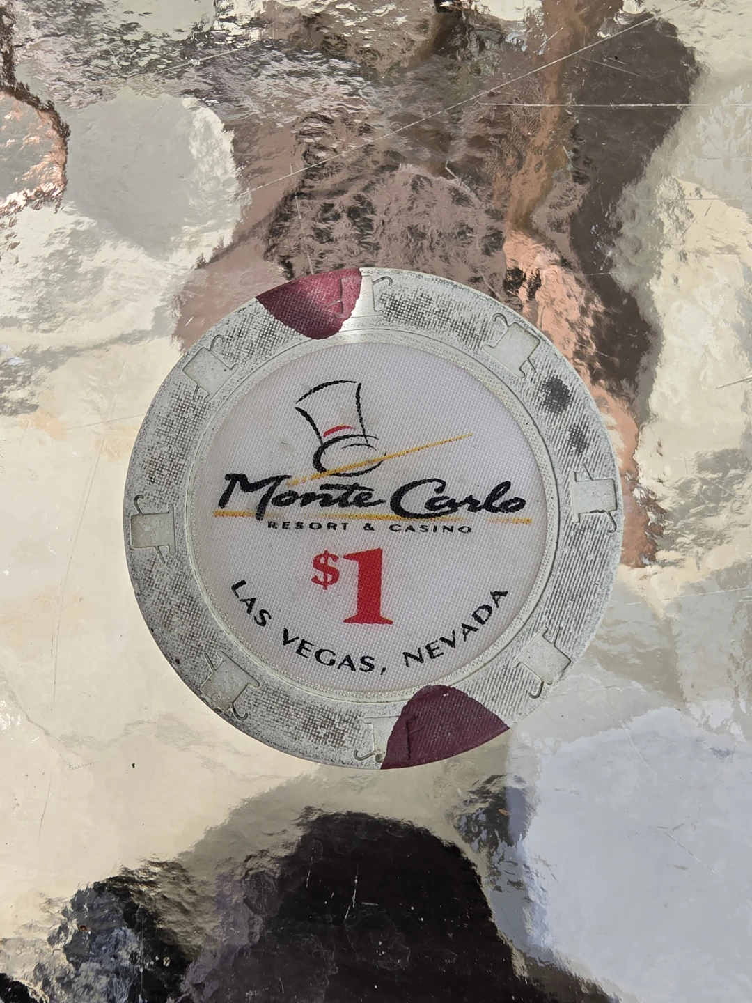 Monte Carlo Resort & Casino $1 Poker Chip