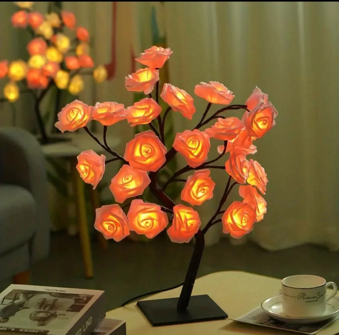 Rose Flower LED Tree Lamp - photo 2