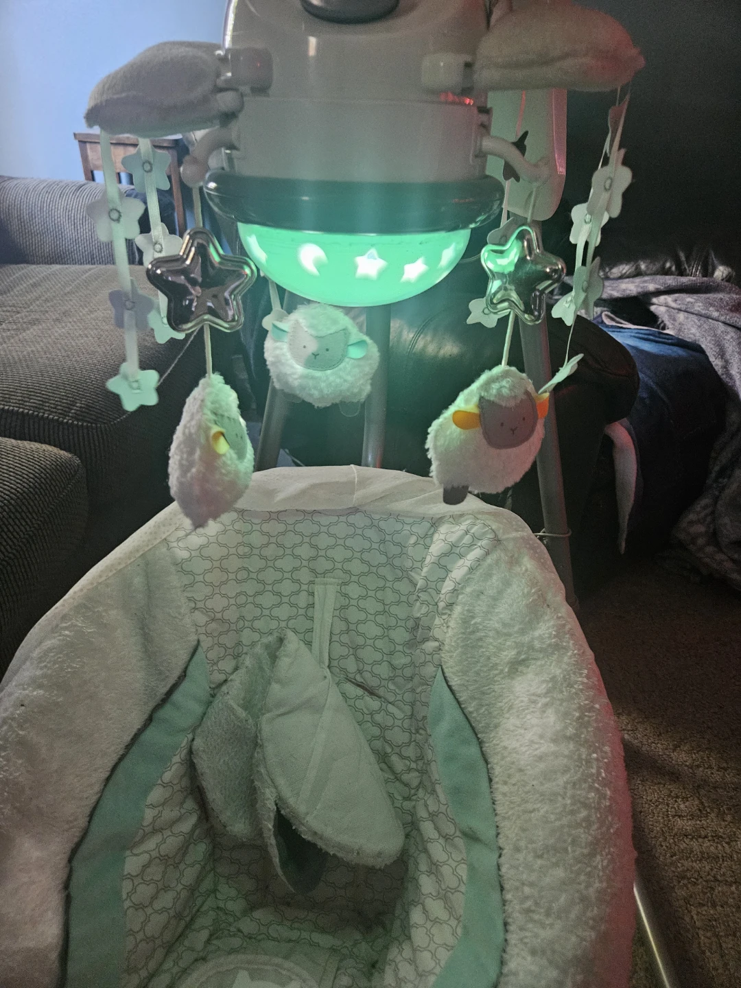 Fisher-Price Lamb Swing and Bouncer Set - photo 3