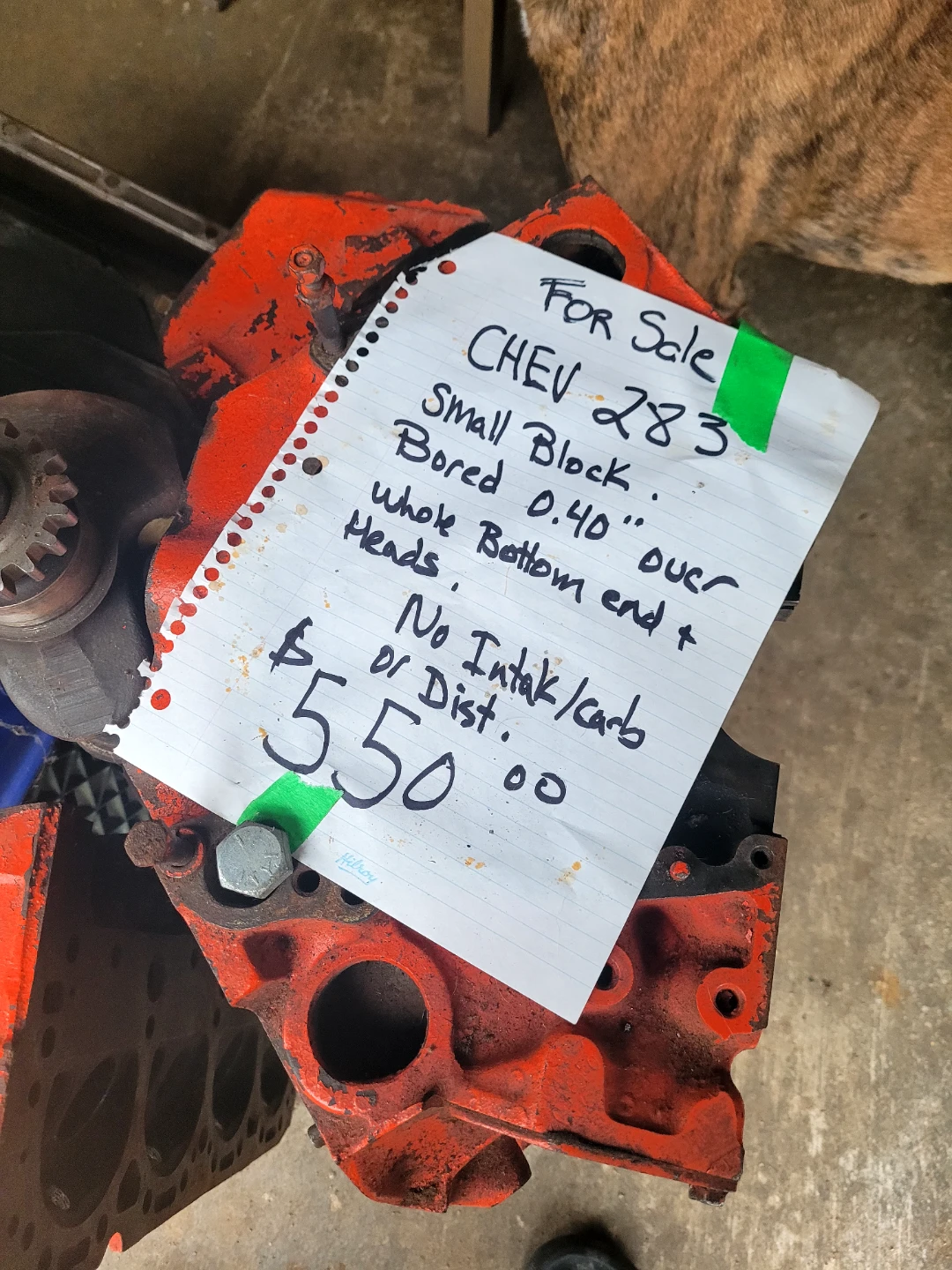 Chev 283 Small Block Engine Parts