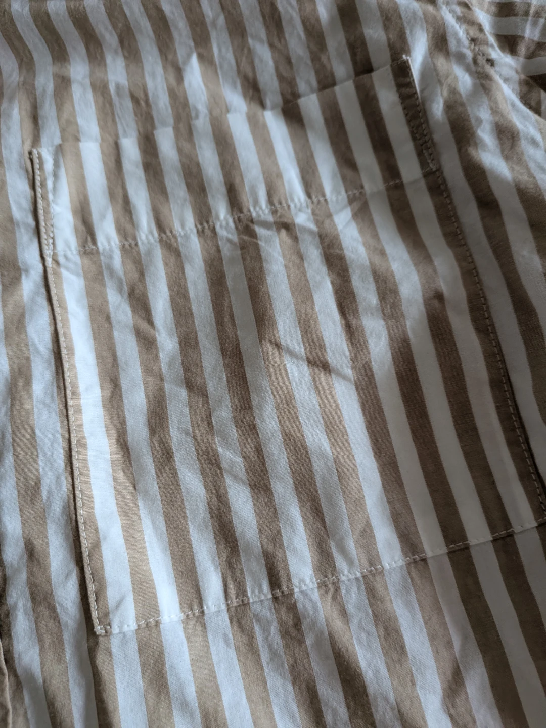 L.L.Bean Striped Button-Down Shirt, Size L Petite - photo 3