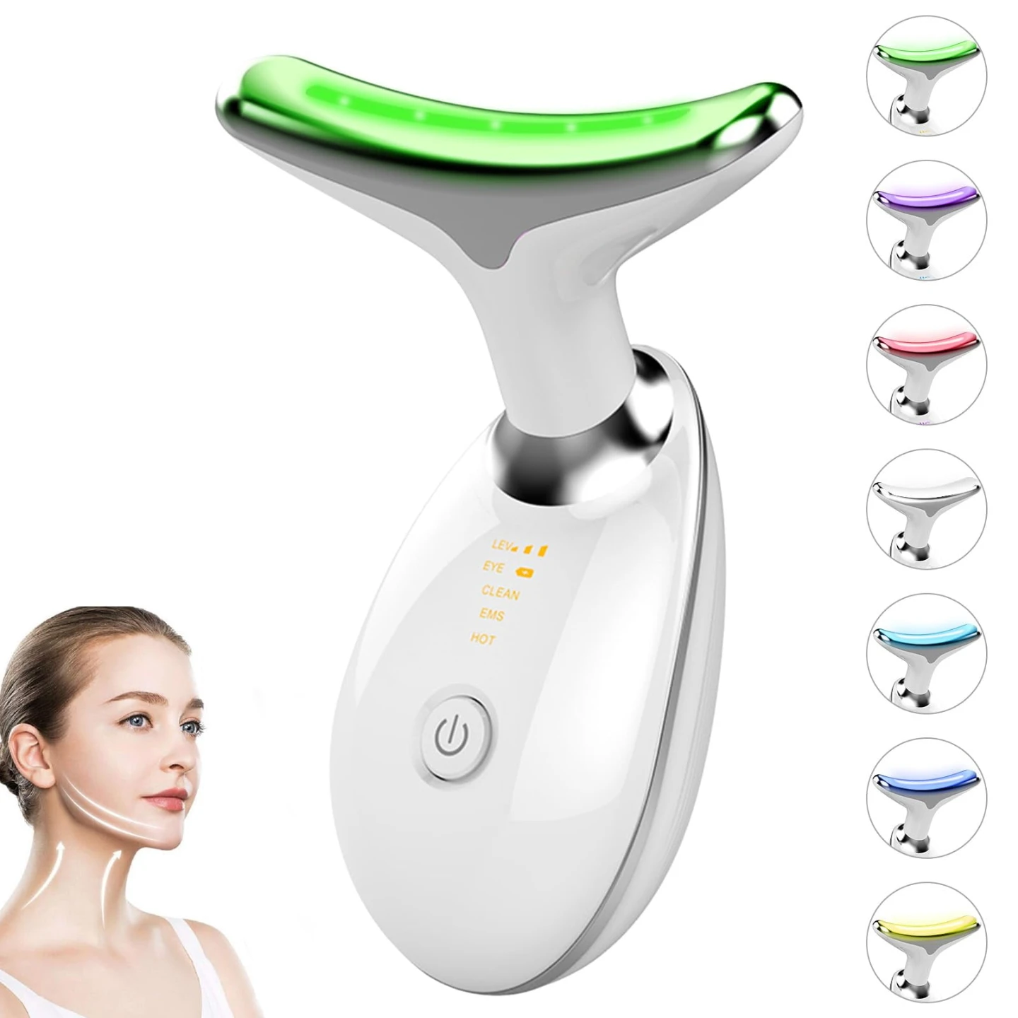 Facial Massage wand with LED lights - photo 2