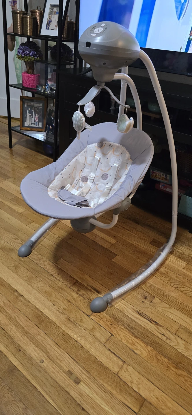 Baby Swing and Bassinet Set
