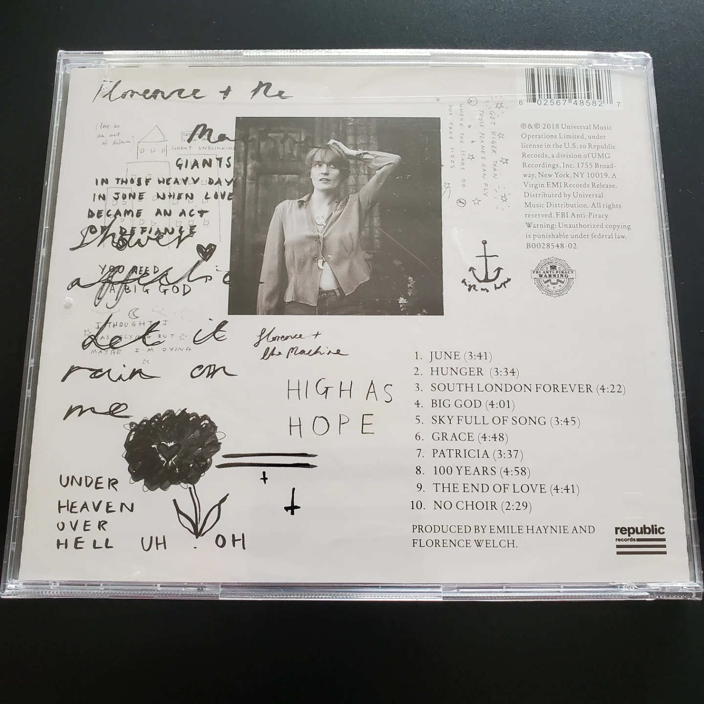 Florence + The Machine - High As Hope CD (sealed) - photo 2