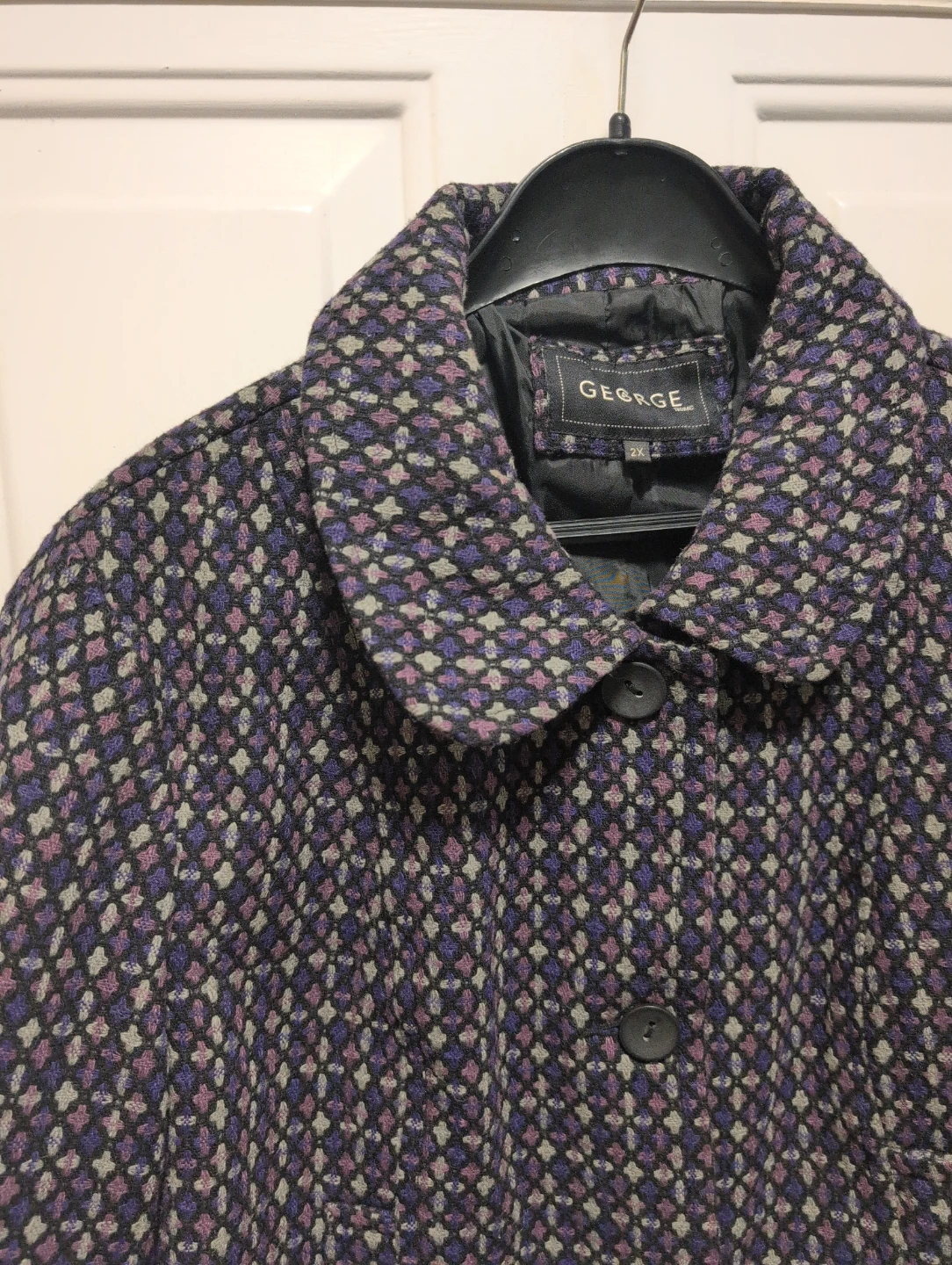 George Patterned Cropped Jacket 2X - photo 2