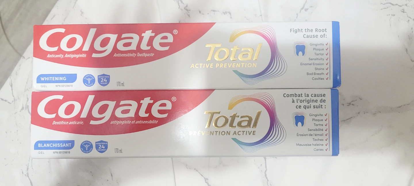 Colgate Total Active Prevention Toothpaste 170ml