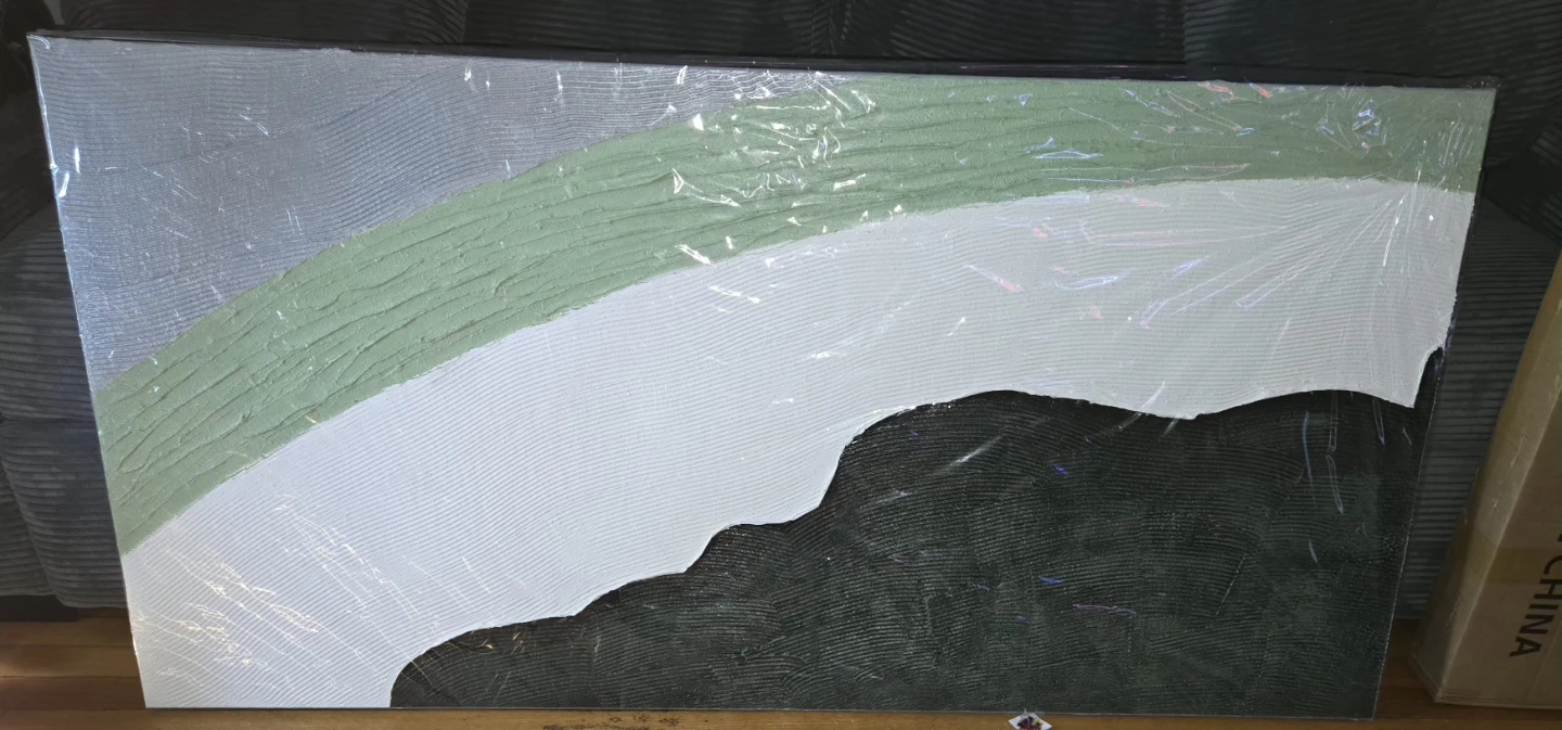 GAIDUOMAI Minimalist Green Abstract Wall Art - photo 3
