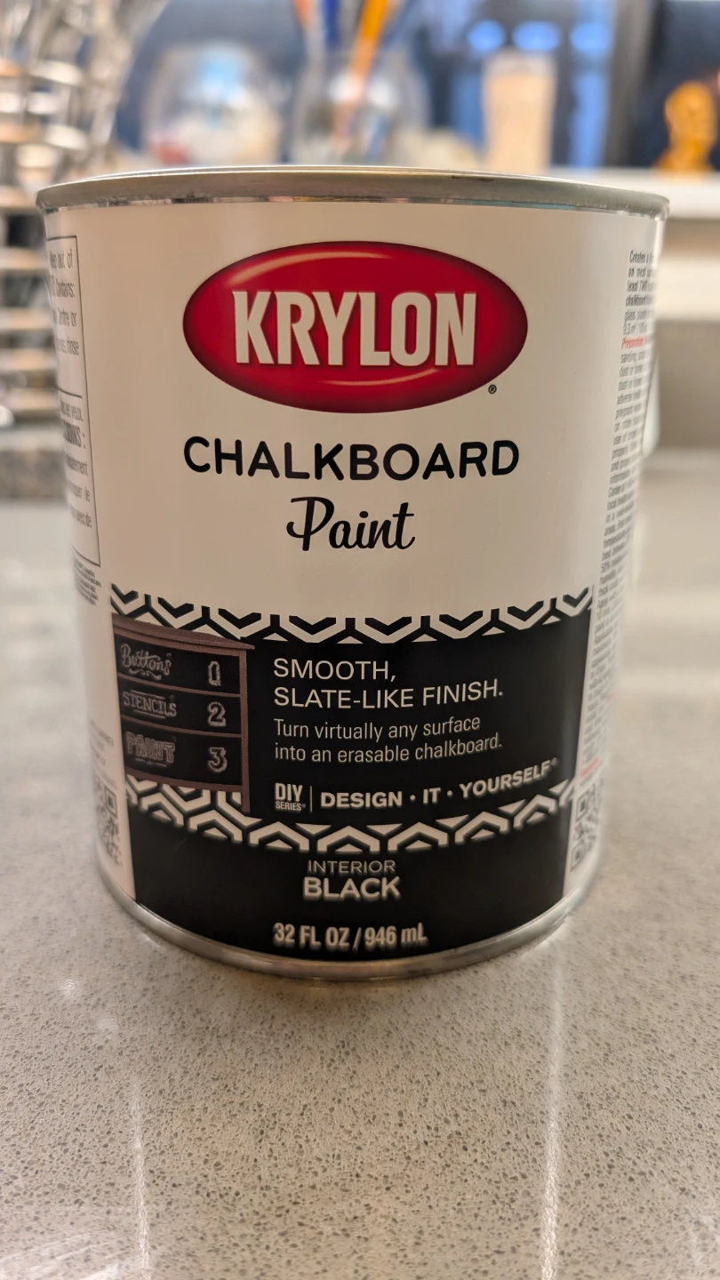 Krylon Chalkboard Paint Interior Black 946ml