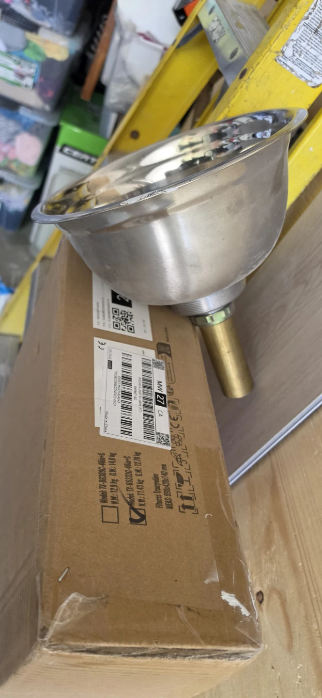 Camper Van ready - Stainless steel sink bowl