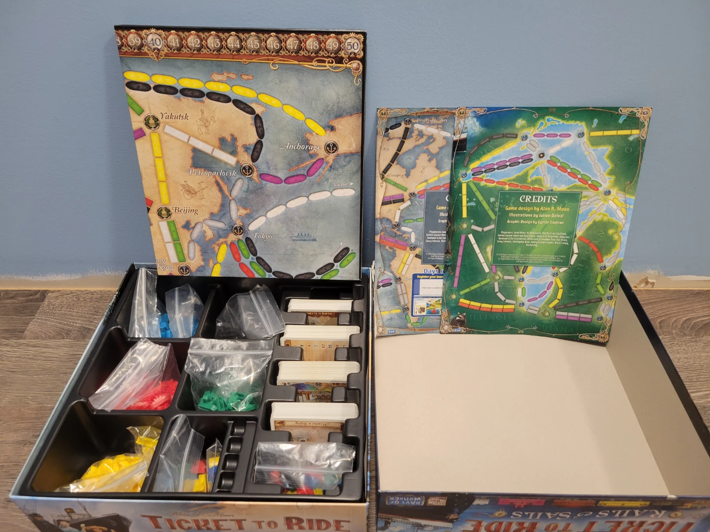 Ticket to Ride Rails & Sails - Everything Included! - photo 2