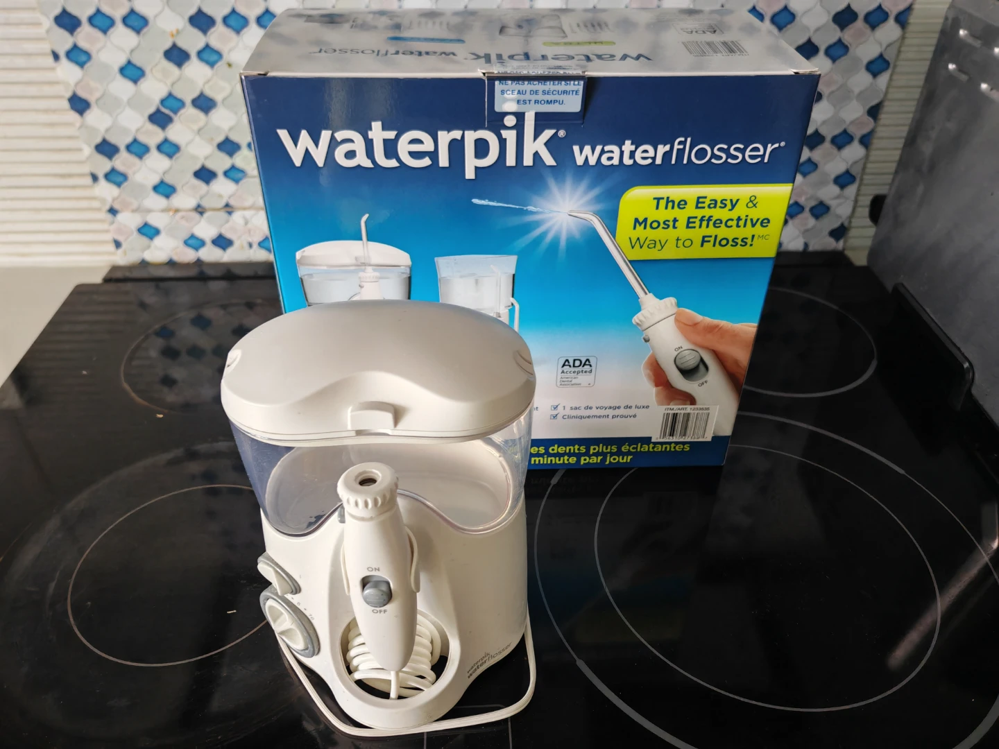 Waterpik Countertop Water Flosser with original box - photo 2
