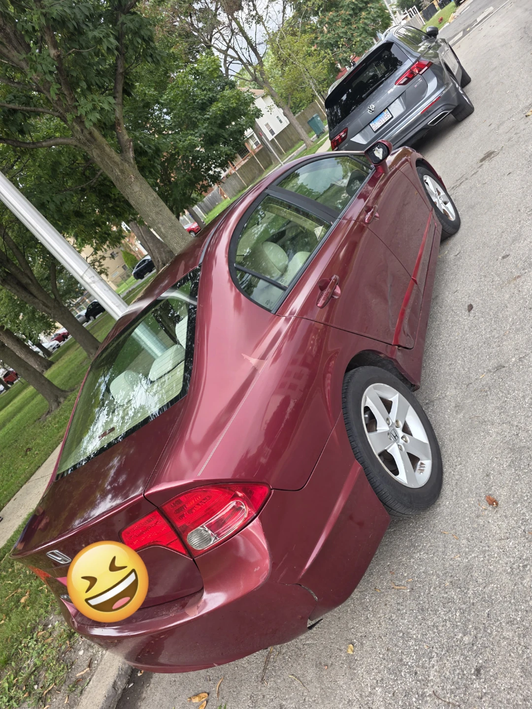 Maroon Honda Civic Sedan - photo 4