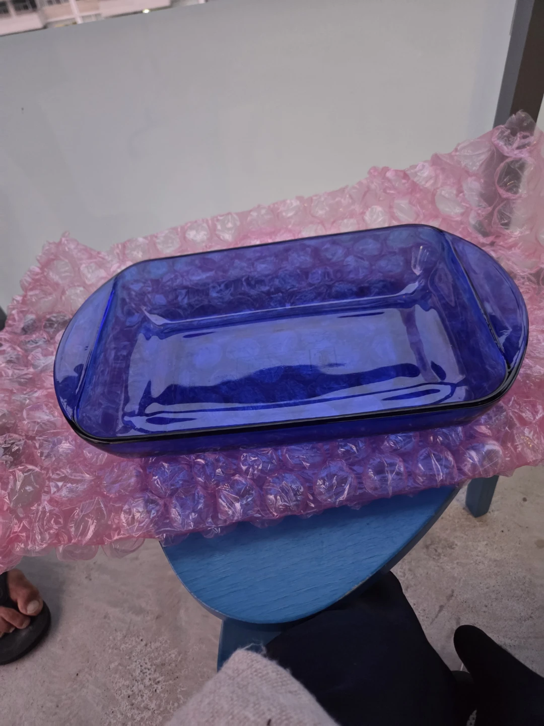 Cobalt Blue Glass Baking Dish - photo 2