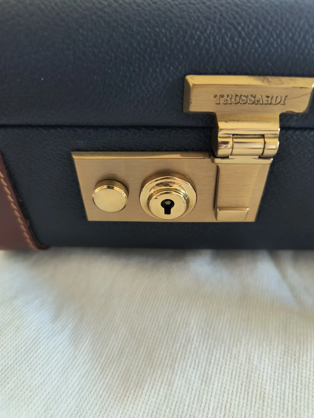 Genuine Trussardi Leather Briefcase - photo 2