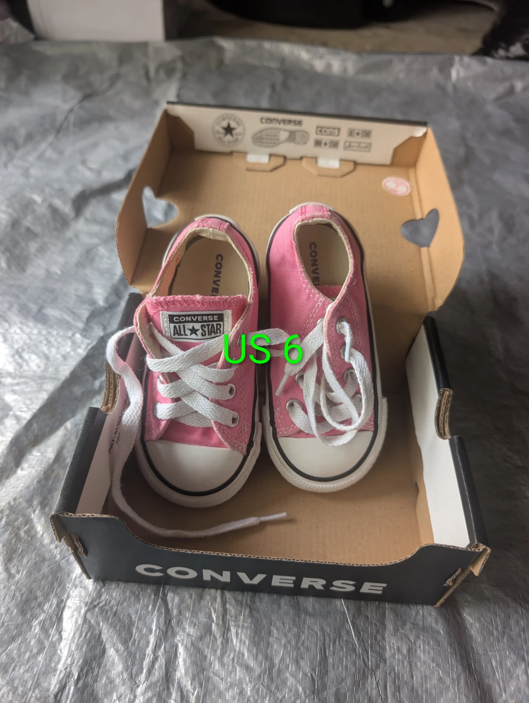 Converse All Star Toddler Shoes Pink Size 6 - photo 2