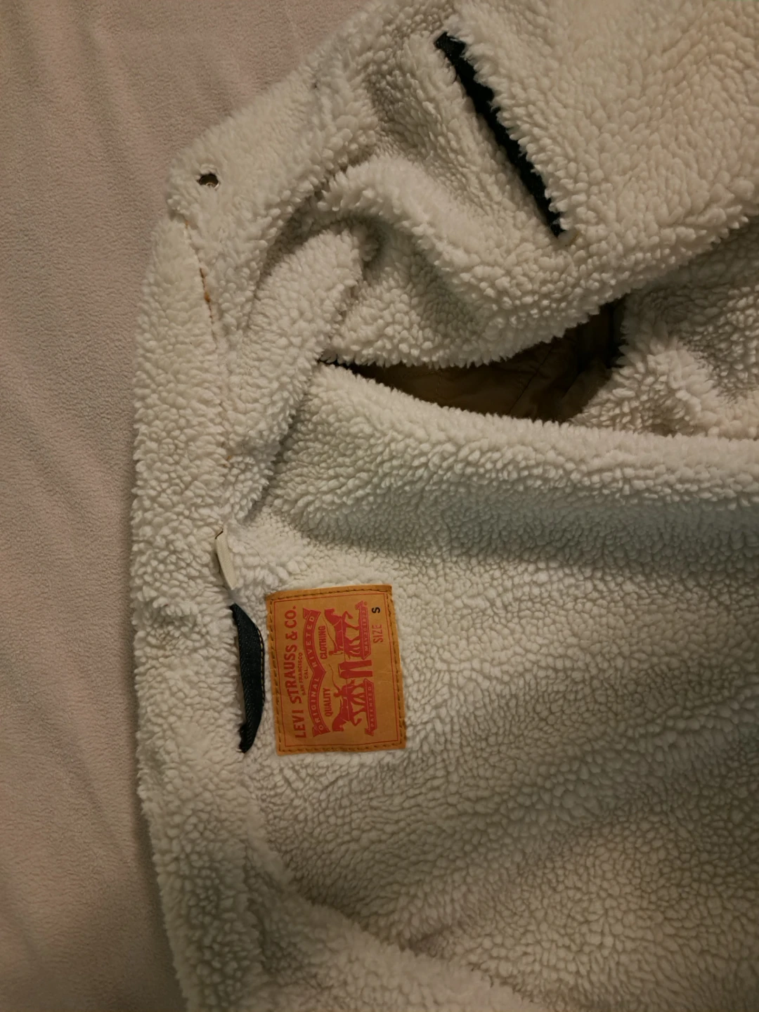 Small Levi's Sherpa-Lined Denim Jacket - photo 3