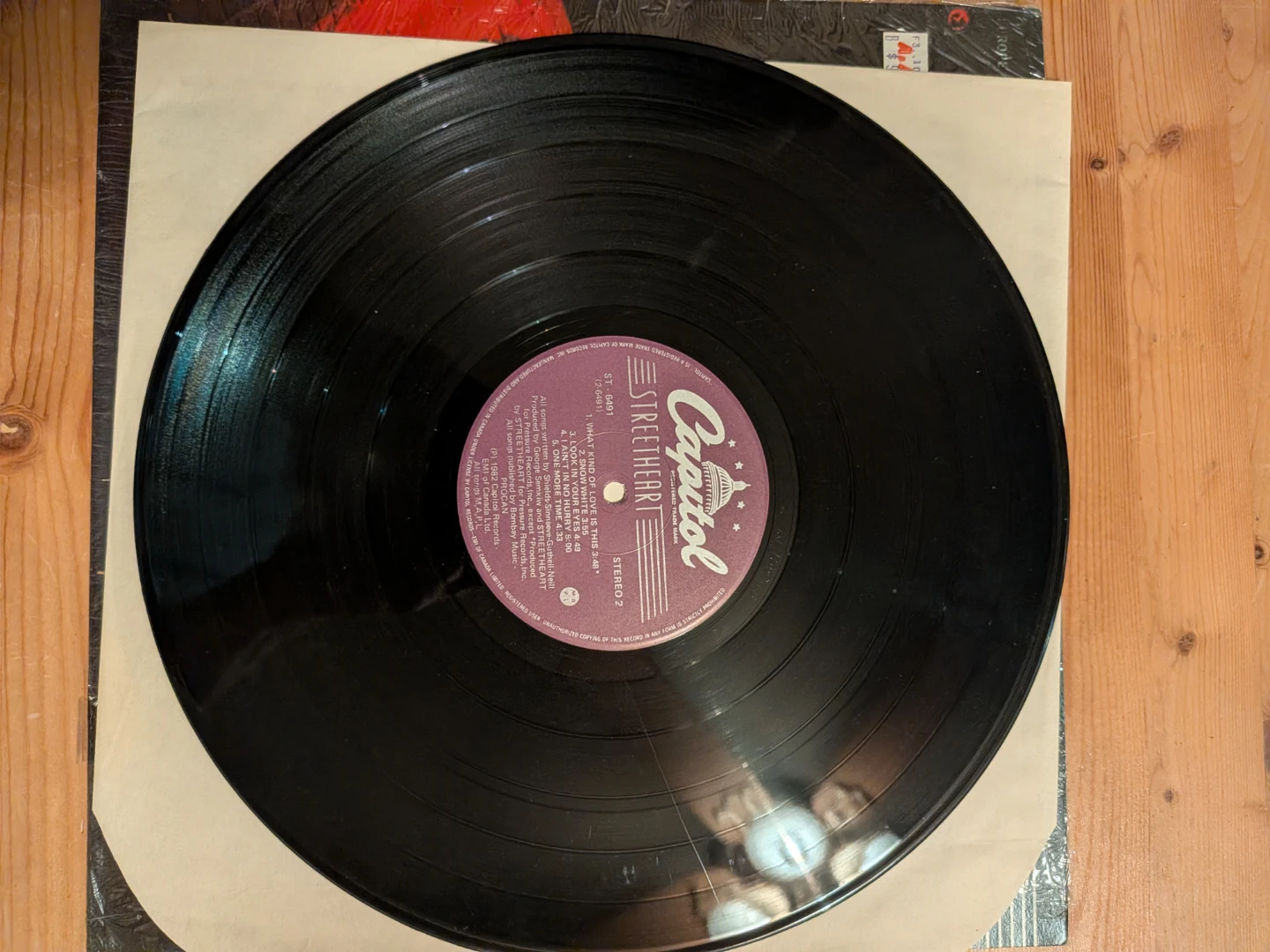 Streetheart – Streetheart 1982 Canadian Vinyl LP - photo 5