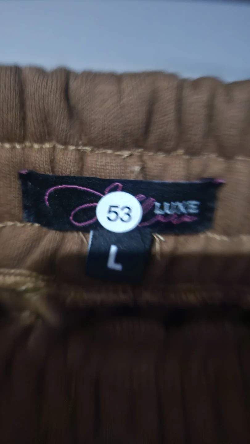 J Luxe Brown Laced Jogger Pants - photo 5