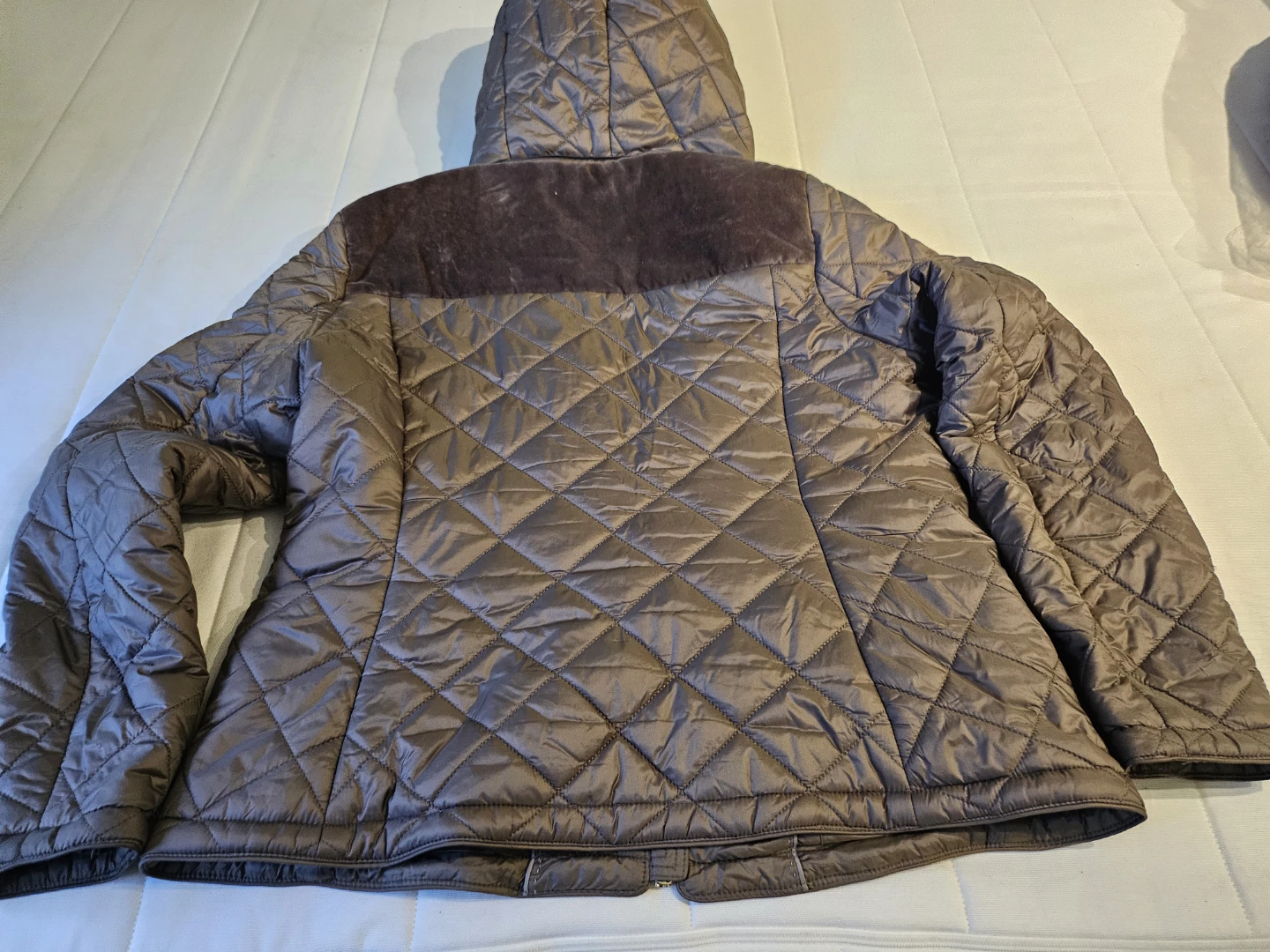 Size s, Massimo Dutti Quilted Hooded Jacket - photo 3