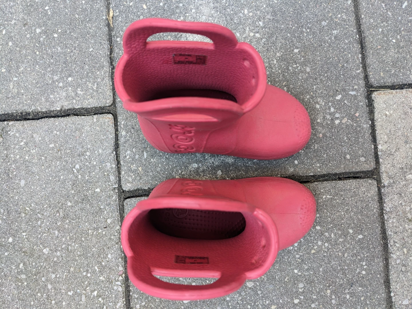 Crocs Handle Rain Boots Pink Size C9 - photo 2